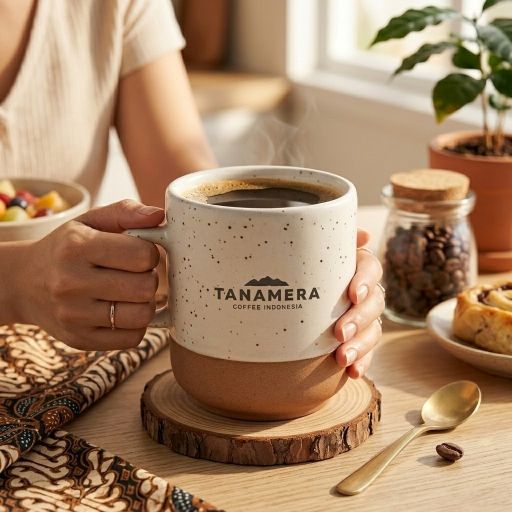 Environmentally Friendly Mug Split White