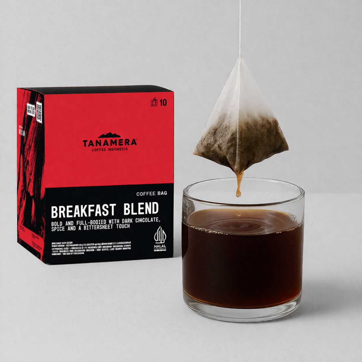 Breakfast Blend Coffee Bag (Box of 10 Sachets)