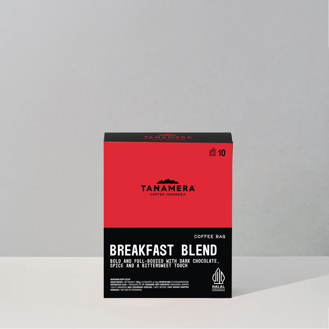 Breakfast Blend Coffee Bag (Box of 10 Sachets)